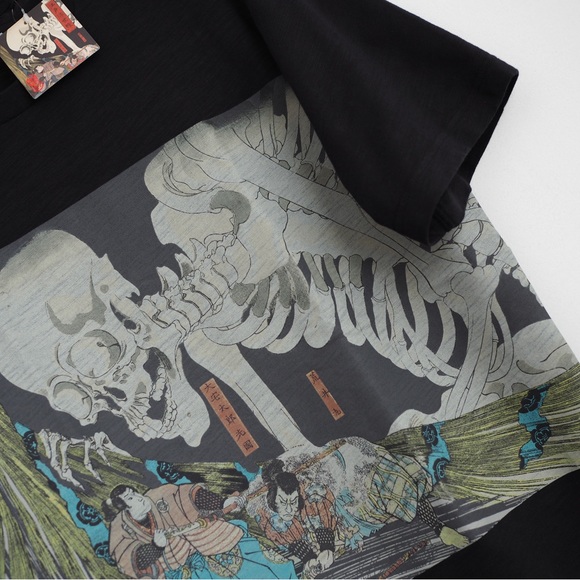 Utagawa Kuniyoshi Ukiyo e art streetwear Japanese Hokusai Uniqlo T shirt - Picture 5 of 7